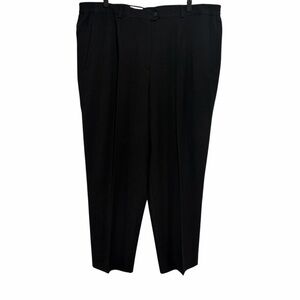 Lucia Women’s Black Straight Leg Dress Pants Trousers Wool Blend Office Core